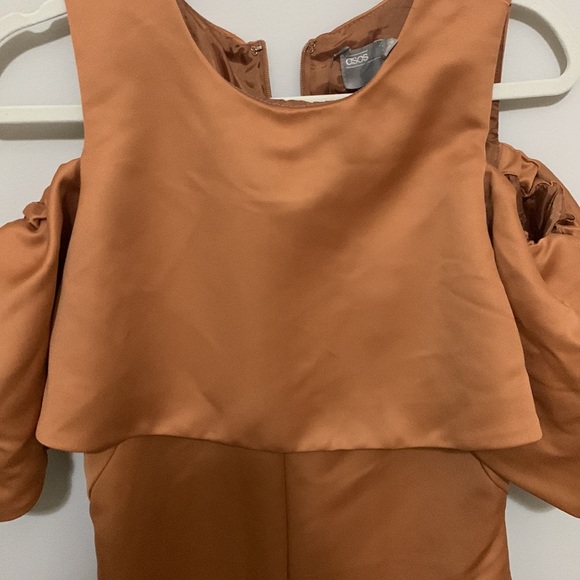 NWT Asos Bonded off the shoulder jumpsuit sz 6 - Picture 9 of 9